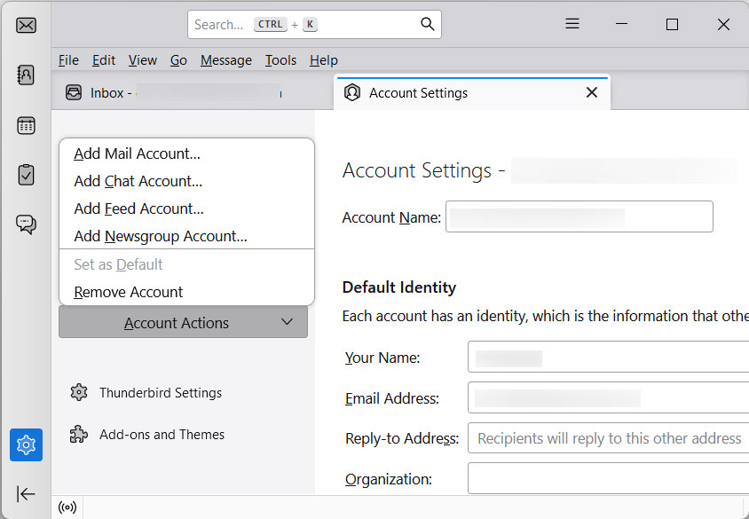 add yahoo mail to thunderbird