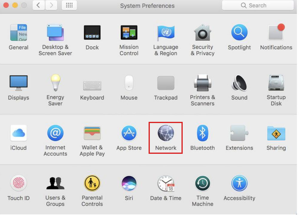 check network connection