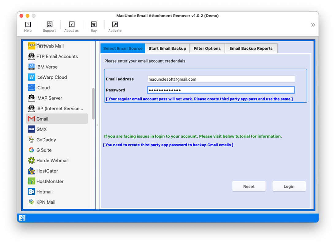 enter the yahoo mail credentials