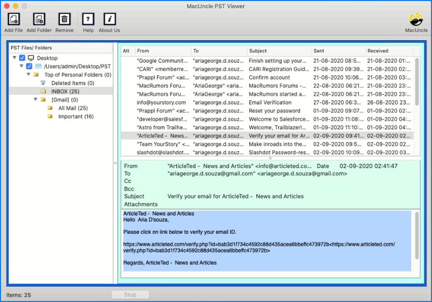 instantly open pst without outlook
