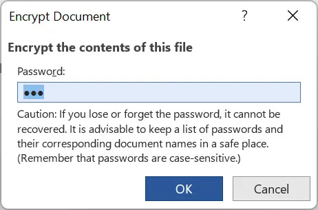 Remove Password from Word Document