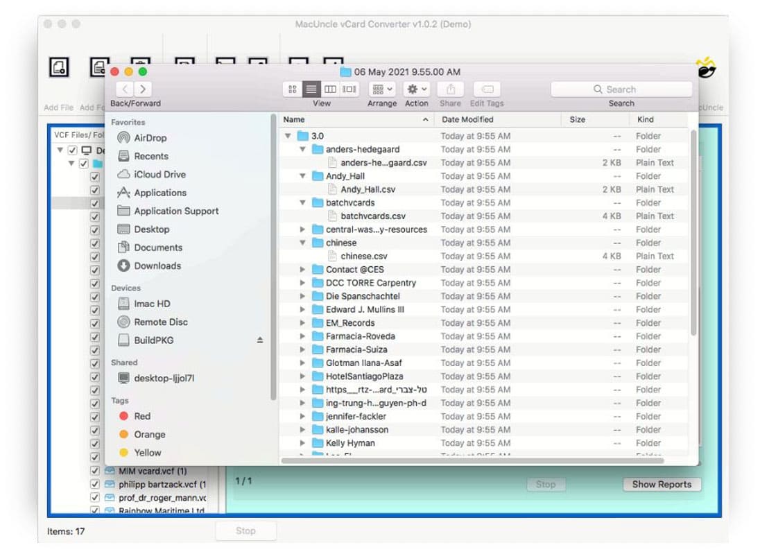convert vcf to csv completed
