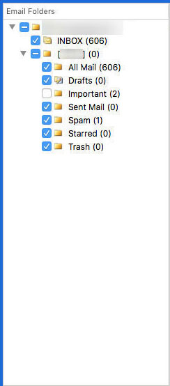 choose desired hotmail folder
